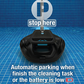 SP1 - Cordless Robotic Pool Cleaner, Pool Robot, Automatic Pool Vacuum for Floor Only Cleaning Flat Bottom Above Ground Pools up to 860 sq ft, 2.5 Hour Fast Charge, 120 Minute Run Time