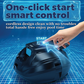 SP1 - Cordless Robotic Pool Cleaner, Pool Robot, Automatic Pool Vacuum for Floor Only Cleaning Flat Bottom Above Ground Pools up to 860 sq ft, 2.5 Hour Fast Charge, 120 Minute Run Time