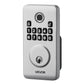 Fingerprint Door Lock, Electronic Biometric Deadbolt With Pioneering Easy-Grip Design, Auto Locking, One-Time Code, Anti-Peeking Password, Keyless Entry Door Lock For Home, Apartment, Silver