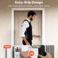Fingerprint Door Lock, Electronic Biometric Deadbolt With Pioneering Easy-Grip Design, Auto Locking, One-Time Code, Anti-Peeking Password, Keyless Entry Door Lock For Home, Apartment, Silver