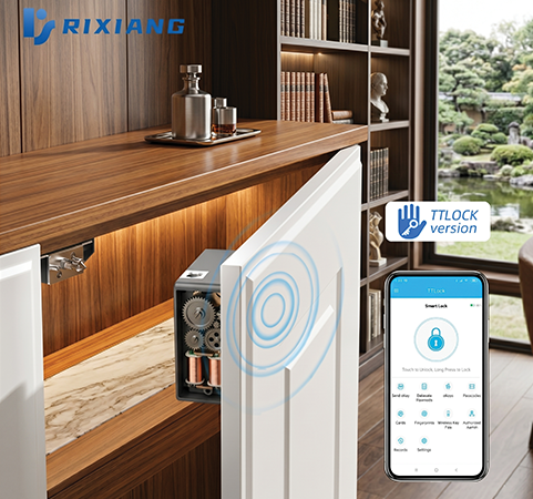 Qr Code Hidden Smart Furniture Rifid Locker TTlock Remote Control Wifi Door Gun App Drawer Cam Invisible Cabinet Lock