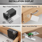 Qr Code Hidden Smart Furniture Rifid Locker TTlock Remote Control Wifi Door Gun App Drawer Cam Invisible Cabinet Lock